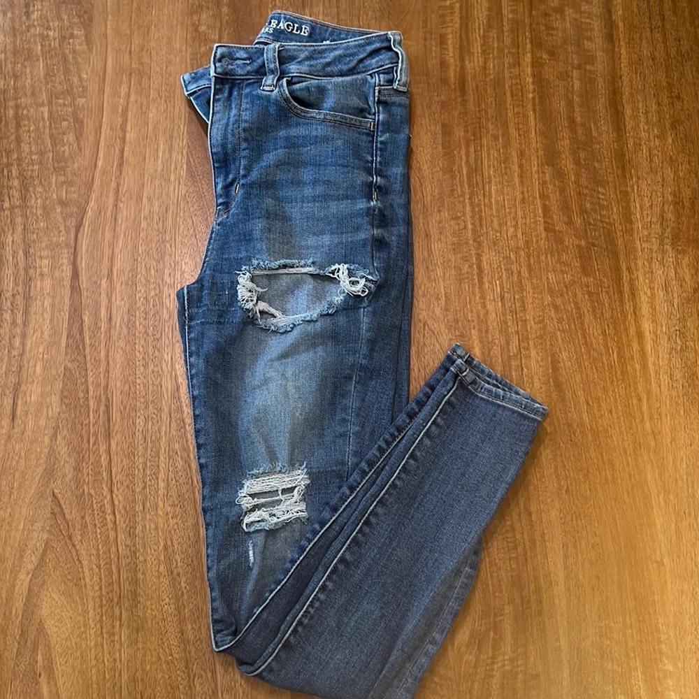 American Eagle Super High rise Jegging